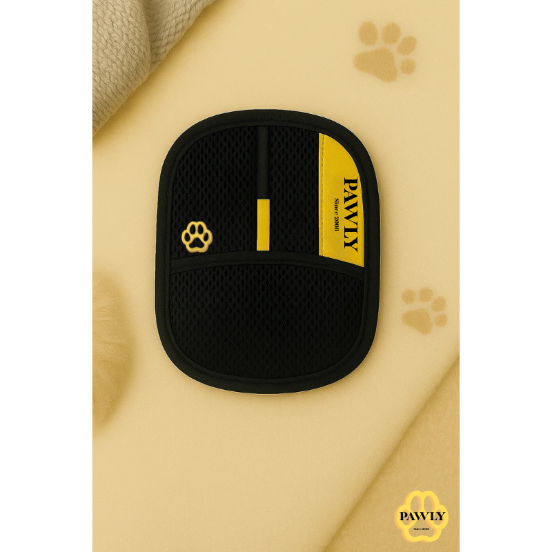 Avant après canapé - Gant Anti-Poils PAWLY élimine les poils de chien et chat en quelques secondes